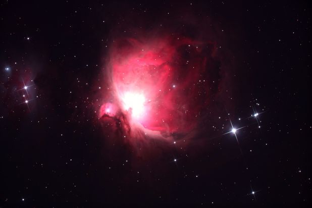 Orionnebel Messier 42 (Aufnahme: Sternwarte Lübeck)