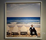 Dustin Hoffman entspannt am Meer - Fotografien von Bryan Adams im Günter Grass-Haus