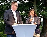 Jan Lindenau und Felicia Sternfeld (Leiterin des Hansemuseums) - Die K kommt