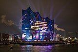 Illumination zur Eröffnung der Elbphilharmonie, Foto (c) Ralph Larmann - Eröffnung der Elbphilharmonie