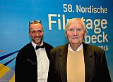 Christian Modersbach, Rolf Hiller (Mitbegründer der NFL) - 58. Nordische Filmtage: Filmpreisnacht - Fotos von Wolf-Dietrich Turné