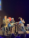 Jakob Manz, Will Lee, Bruno Müller. - Simon Oslender und Band in der Kulturwerft Gollan