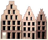 Gründerviertel Lübeck - Die Jury: Südlich anmutende Wuchtigkeit. - Tatsächlich: Oberhalb des Gewerbezonen-Rasters Bubblegum-Barock als Sahnehäubchen und rechts ein Hauch flämischer Spätgotik (Hermanson Hiller Lundberg, Stockholm). - Lübecker Gründerviertel