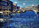 Wassily Kandinsky
Erinnerung an Venedig 4 (Rialtobrücke), 1904 Centre Pompidou, Musée national d’art moderne/ Centre de création industrielle, Paris - Venedig - Ausstellung im Bucerius Kunst Forum