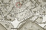 Auf dem Stadtplan von 1872 ist die Villa bereits eingezeichnet. - Spätklassizistische Villa von Abriss bedroht - Neubebauung am ZOB