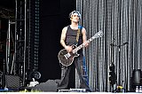 Gitarrist der Vorband von Karen Dio - Garbage im Stadtpark Open Air Hamburg