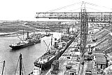 Hafen alt, (c) Archiv des Industriemuseums Geschichtswerkstatt Herrenwyk - Das Hochofenwerksgelände in Kücknitz - wie es war - wie es ist