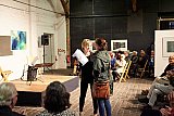 Vorjahrespreisträgerin Heinke Both und die diesjährige Preisträgerin der Jahresschau Vivien Thiessen - Jahresschau der Gemeinschaft Lübecker Künstler 2019