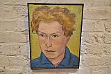 Das Portrait von Carl-Henning Pedersen von Else Alfelt, 1934, das zum Kennenlernen des dänischen Powerpaares führte. - "Dimensionen der Freiheit" - Carl-Henning Pedersen und Else Alfelt
