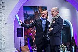 Jörg-Uwe Neumann (Direktor Kunsthalle Rostock) und Frank Druffner (Kulturstiftung der Länder) - Ausstellungseröffnung in der Kunsthalle St. Annen in Lübeck: Perspektivwechsel