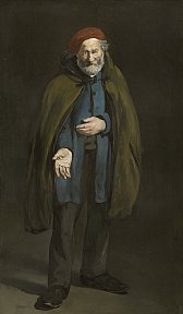Édouard Manet: Philosoph (Bettler mit Wintermantel), 1865–67, The Art Institute of Chicago - Manet - Hamburger Kunsthalle